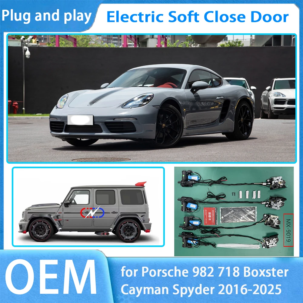 

for Porsche 982 718 Boxster Cayman Spyder OEM Car Soft Close Door System Automatic Electric Auto Pull Power Latch Power Closing