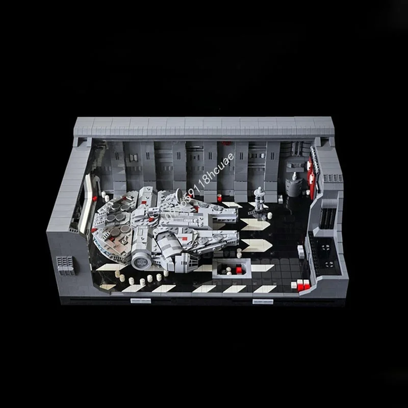 

3065 шт. MOC The Bay Midi размер Hangar диорама модель строительные блоки сборка Рождественский подарок творческая идея игрушки образование дети