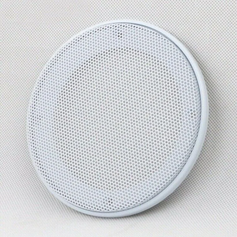 Imagem -02 - Polegada Speaker Capa Decorativa Círculo Metal Malha Grelha Branco 1pc 6.5