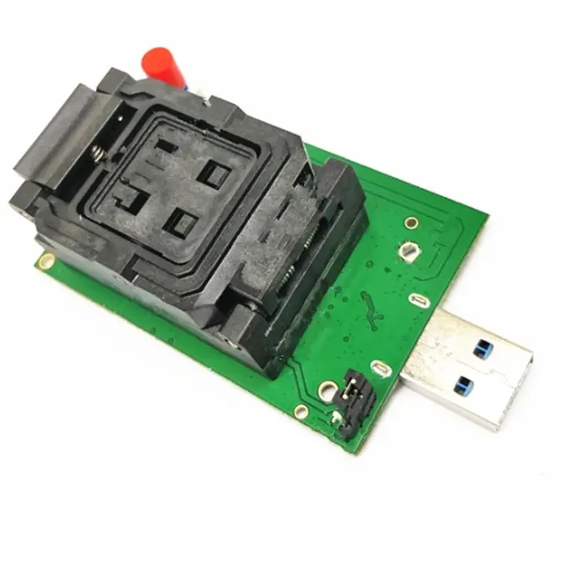 M51K-UEMCP254 To USB3.0 Test Programmer SM3350 Control 0.5B Burning Flip Tester Elastic Contact Type Design