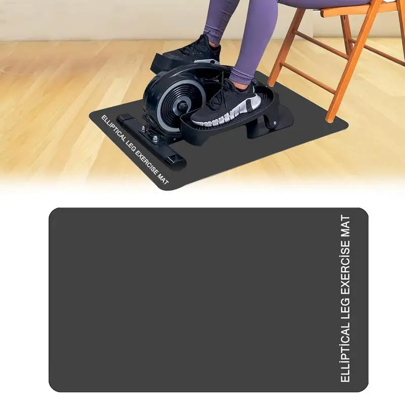 Ellipse Leg Exerciser Non Slip Mat Protective Trainer Mat Fitness Mat For Under Desk Elliptical Peddler Foot & Leg Pedal