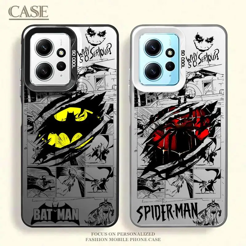 B-Batman Hero Logo Phone Case for Redmi 12 4G 12C 13C 4G 5G 13 4G Poco X3 NFC X3 Pro C50 C51 C61 Redmi A1 A2 Plus A3x