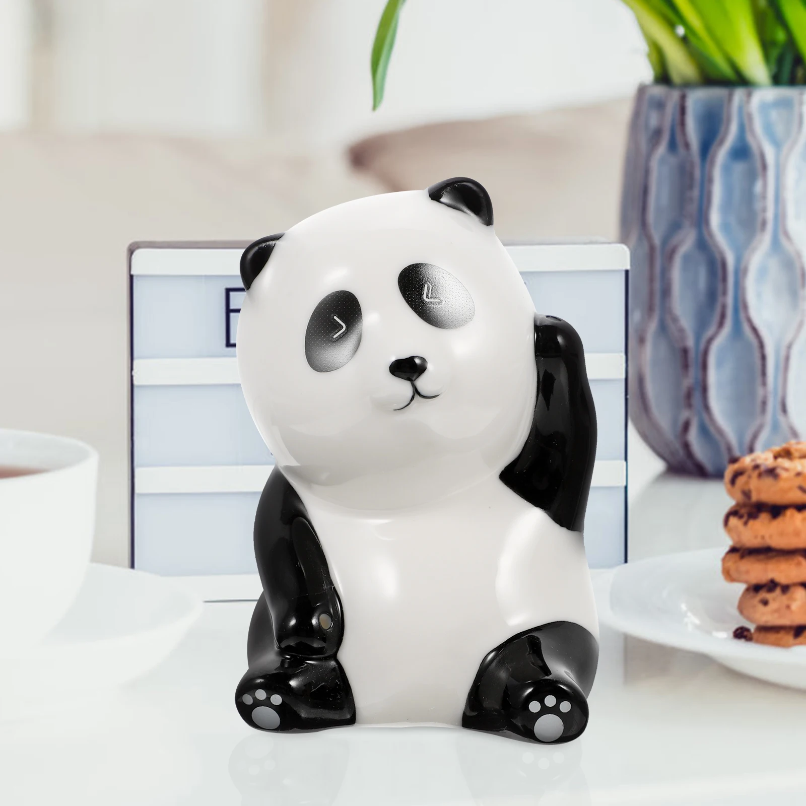 

Creative Panda Modeling Incense Burner Fine Craftsmanship for Home Office Desktop Landscape Censer Decoration Incense Burner