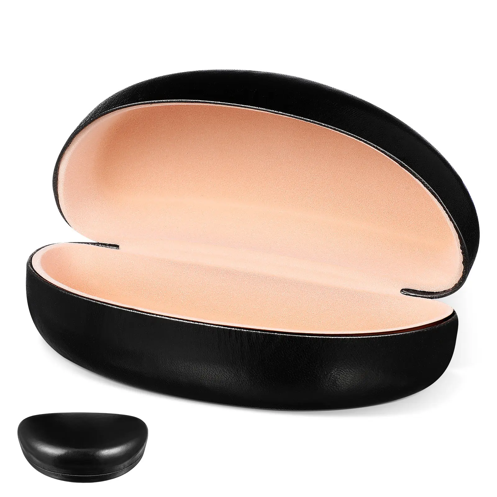 Stylish Hard Plastic Eyeglass Case Scratch Resistant Impact Proof Sunglasses Protective Storage Box Friendly Travel