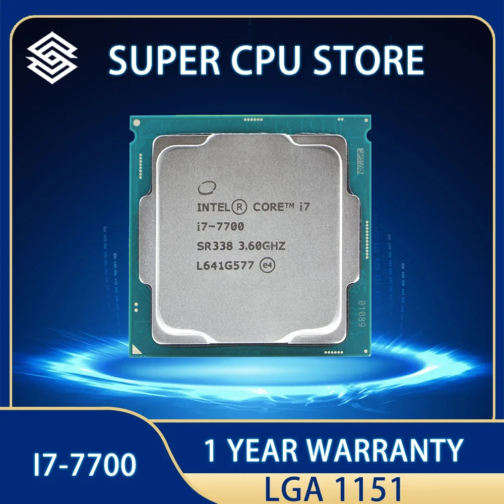 Intel Core i7-7700 i7 7700 Processor 8M 65W 3.6 GHz Quad-Core Eight-Thread CPU  LGA 1151