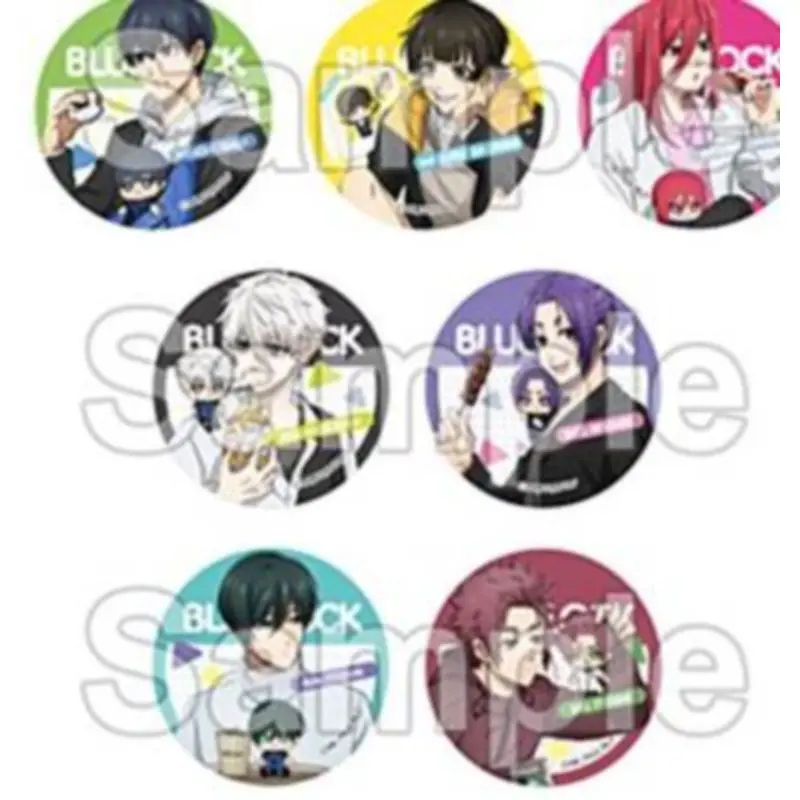 

Japan Yomiuri Tv Station Goods Blue Lock Metal Badges Bar Eat While Walking