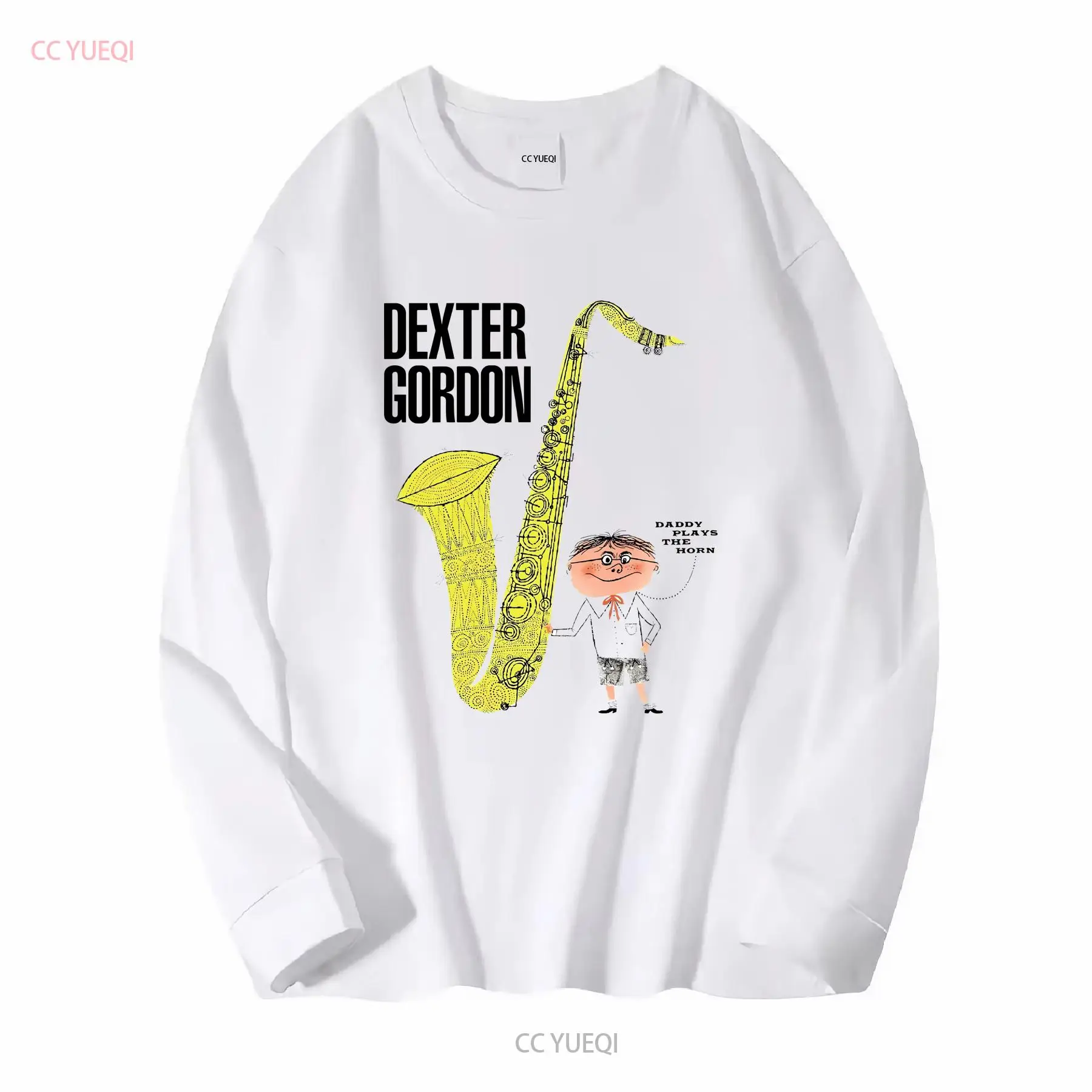 Vintage Dexter Gordon Jazz Daddy Plays The Horn T shirt Size S M L 