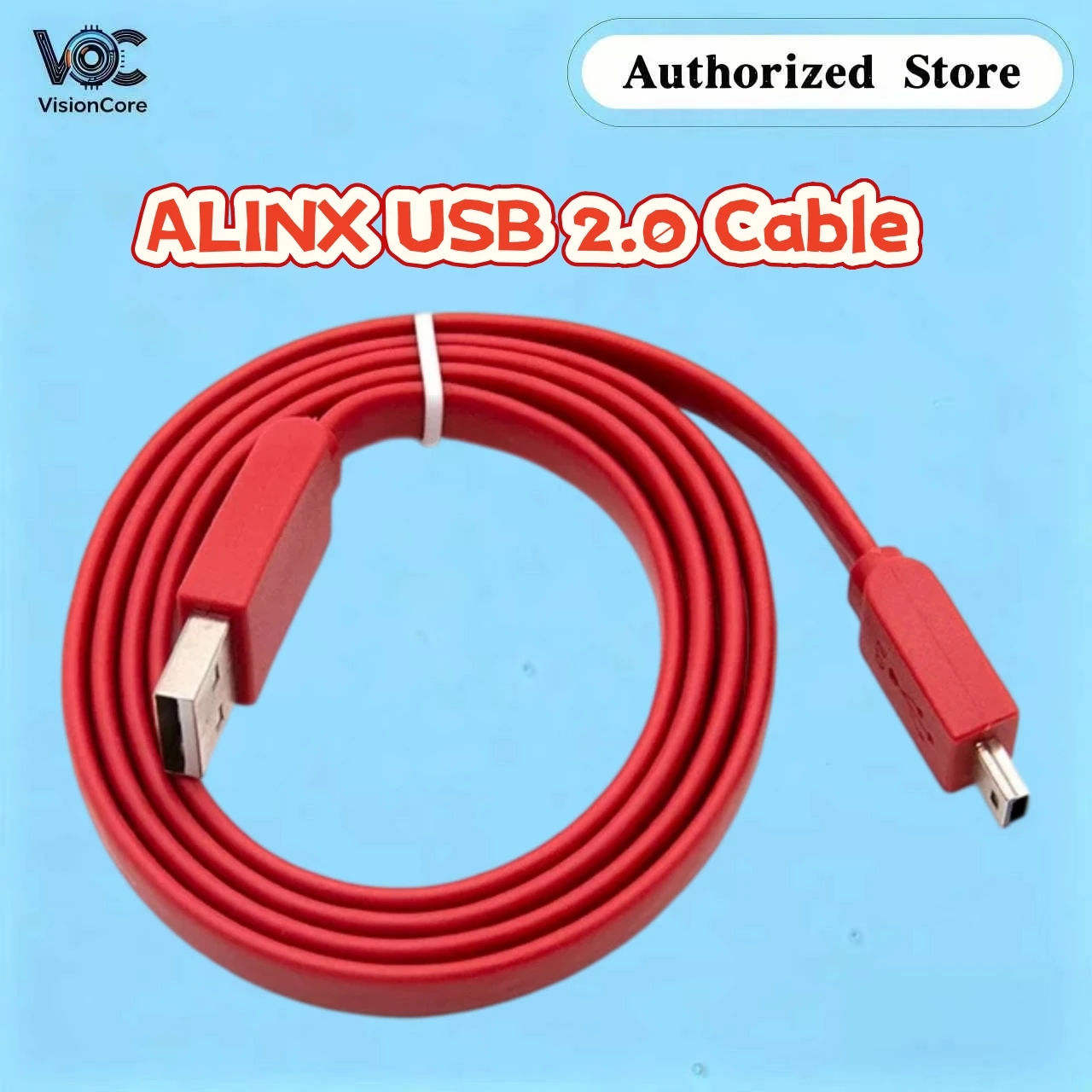 cabo-usb-20-alinx-para-placa-de-desenvolvimento-alinx-black-gold-fpga-ax301-ax309-ax4010