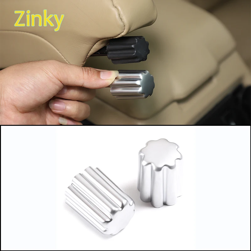 

Car Seat Armrest Adjustment Knob Cover for Land Rover Freelander 2 2007-2015 Discovery 3/4 2003-2016 Range Rover Sport 2010-2013