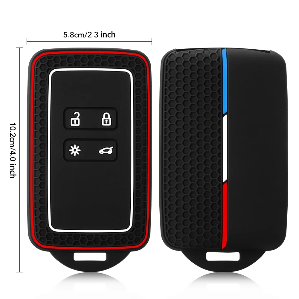 Car Key Case Cover Shell Fob For Renault Koleos Kadjar Captur Megane Talisman Espace Clio Zoe Scenic 4 Arkana Dacia Sandero