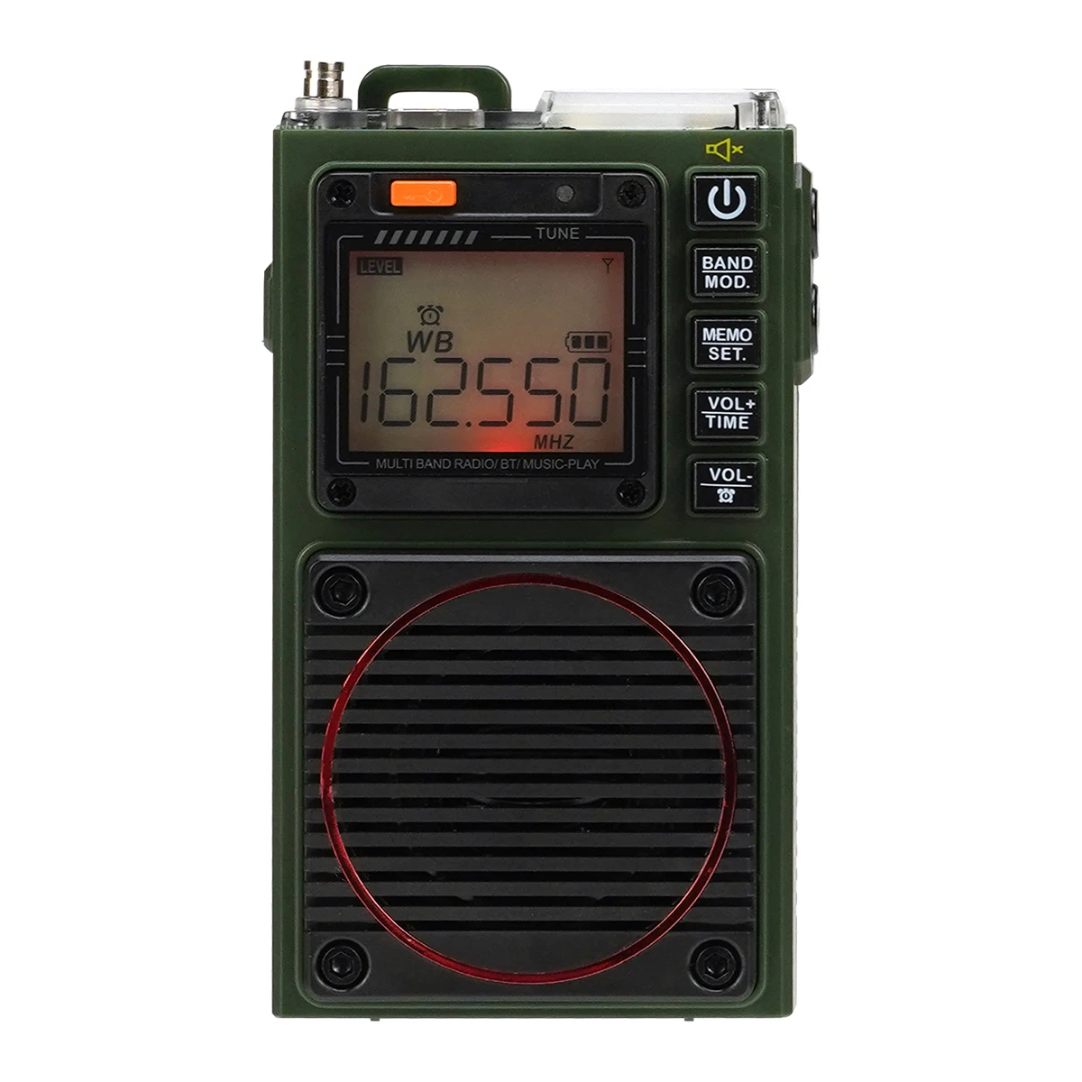 Retekess TR111 Radio FM Tragbare Radios AM FM Mini Amateurfunk Kurzwellen Notfall Amateurfunk Multiband SW VHF WB Wecker – Detail 22