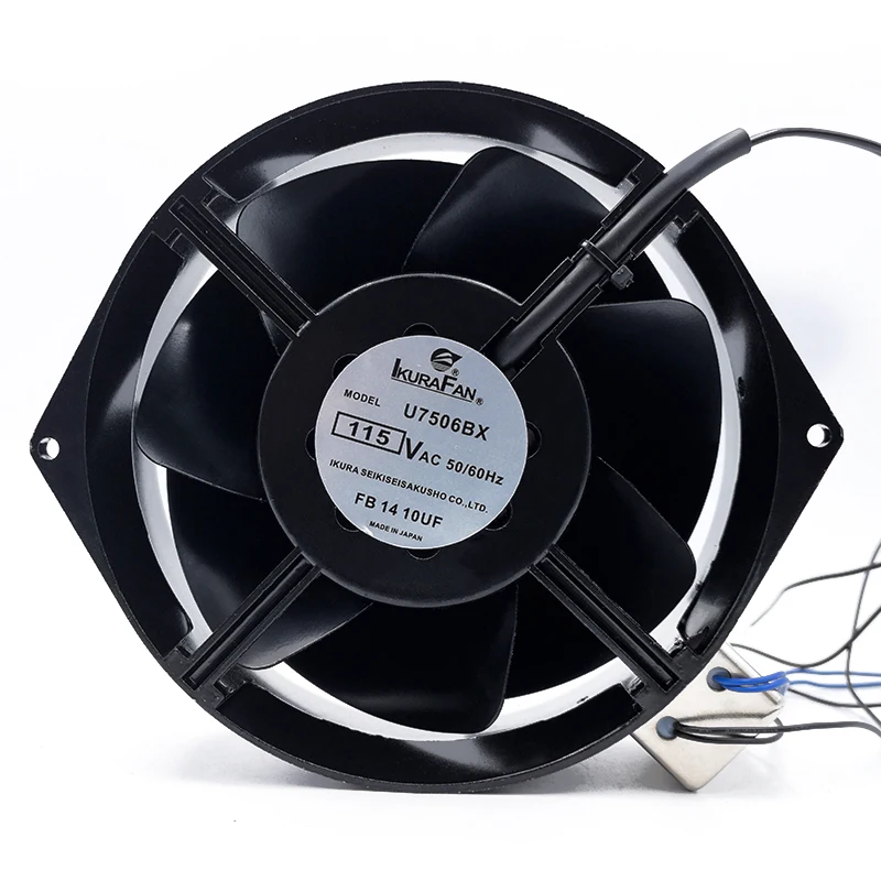 

НОВЫЙ ОРИГИНАЛЬНЫЙ U7506BX 115 В 43 Вт 17255 172x172x55 мм Охлаждающий ВЕНТИЛЯТОР РАДИАТОР