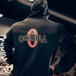 Olympia-メンズフィットネススポーツスウェットシャツ,カジュアルジャケット,ジッパージャケット,アウトドアトレーニング用フード付きジャケット,春と秋,2024