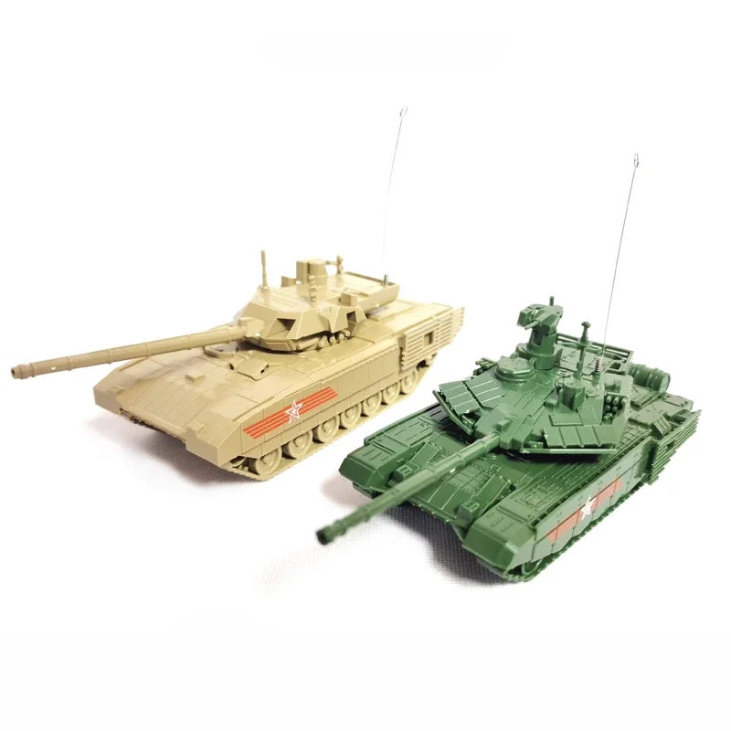 1/72 Russian T-90MS Main Battle Tank 4D Assembly Model T-14 Amata Tank Plastic Toy