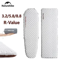 Naturehike-alfombrilla inflable de 3,2/5,8/8,8 R, almohadilla para dormir ultraligera para exteriores, tienda portátil para acampar, esteras individuales a prueba de humedad