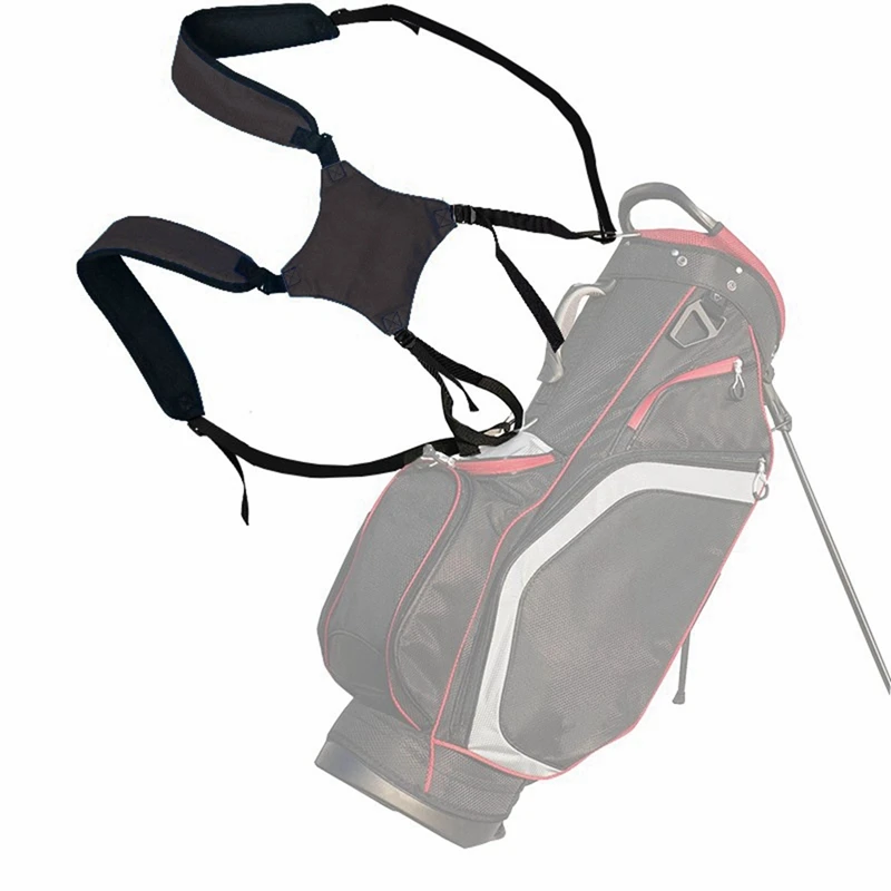 

Golf Bag Strap Replacement Comfort Double Shoulder Adjustable Strap Padded Golf Carrying Bag Shoulder Strap