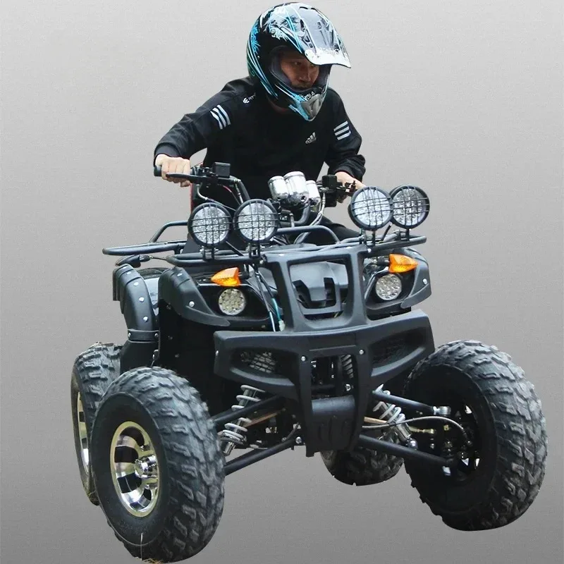 200CC Automatic ATV Fast Shipping From U.S. Stock 4 Wheeler Quad 12V Chain Drive Motorcycle Off Road CVT Cluth Atv
