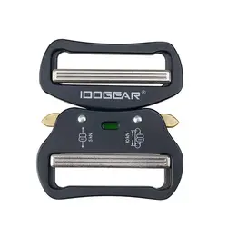 Quick-Release Tactical Belt with Metal Steel Buckle Multi-Functional Adjustable Waist Closure for Outdoor Sports Decoration