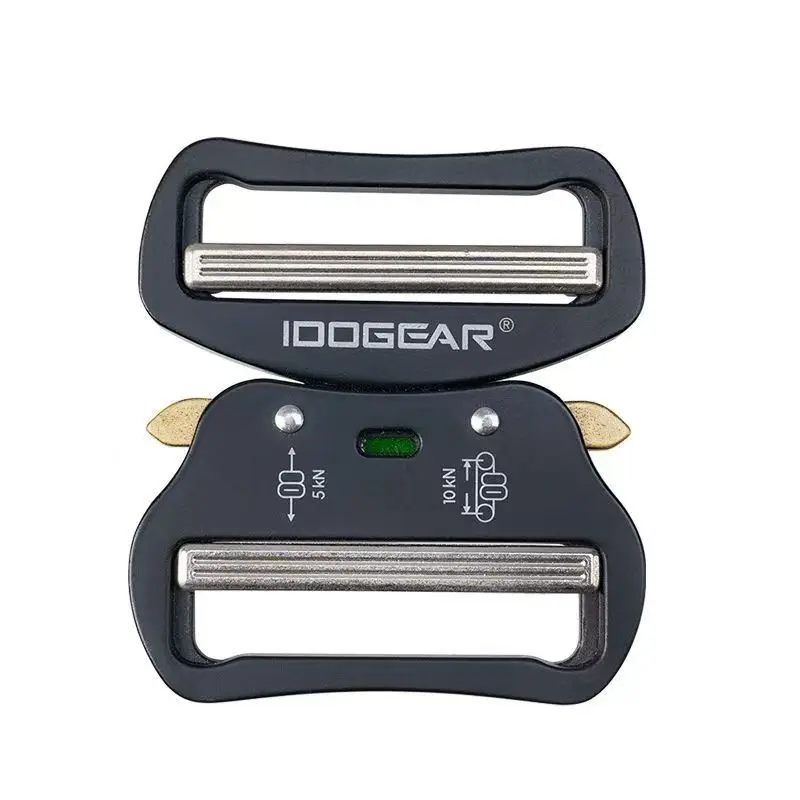 Quick-Release Tactical Belt with Metal Steel Buckle Multi-Functional Adjustable Waist Closure for Outdoor Sports Decoration