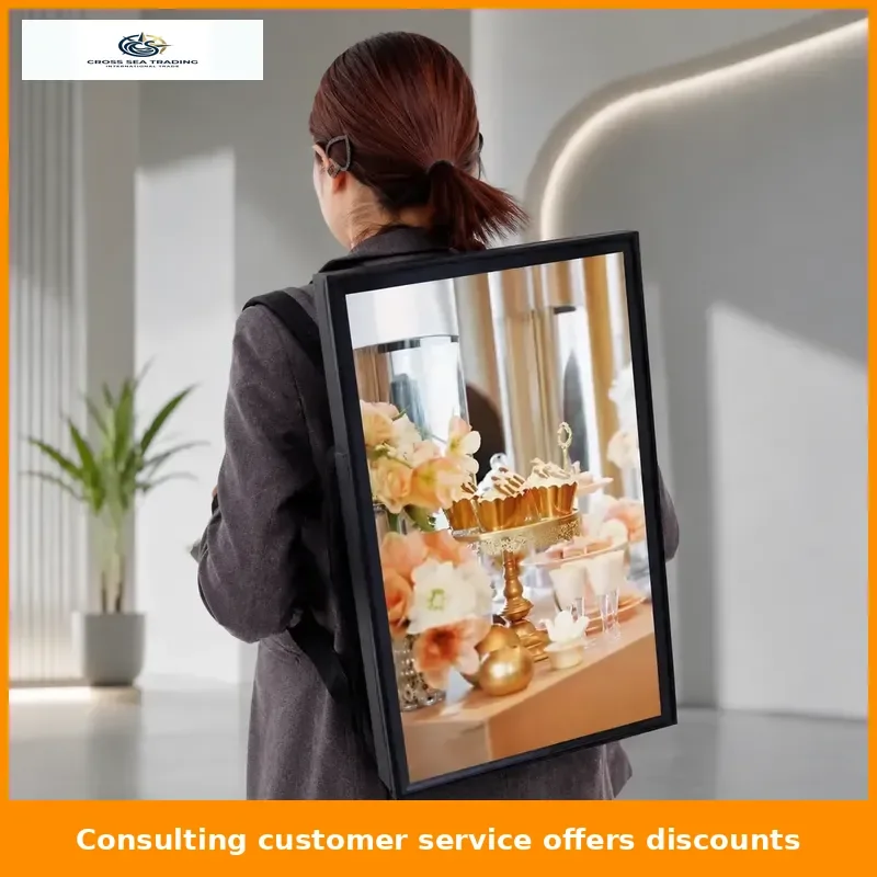 

smart LCD backpack, waterproof material, with digital billboard walking body display
