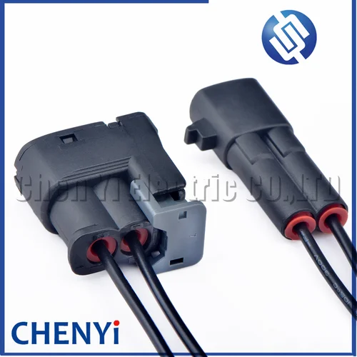 Imagen 2 del producto Conector de inyector de coche de 2 pines, enchufe de arnés de cableado 90980-11246 7283-8226-30 para Toyota Matrix Lexus Hyundai Mazda 2JZ-GE SC300 RX7