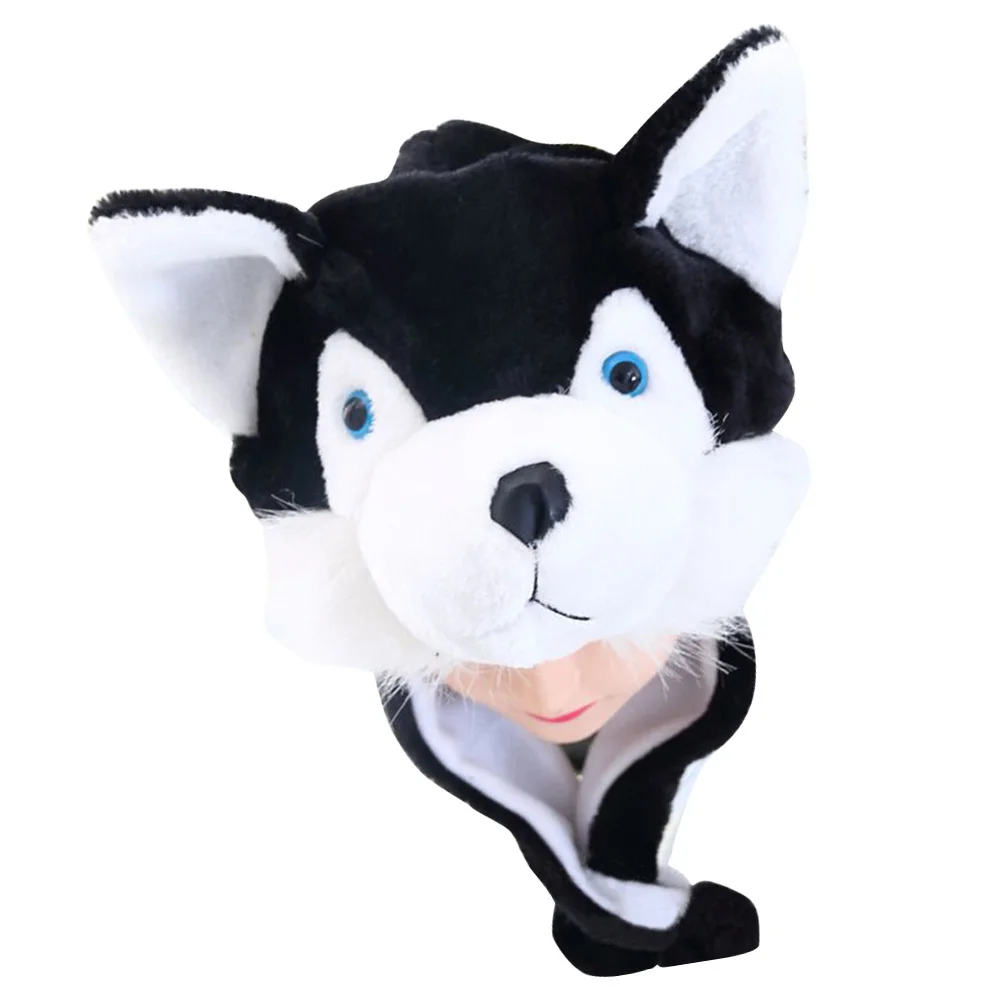 

Animal Hat for Kids Cute Cartoon Design Grey Soft Comfortable Children Performance Cosplay Hat Fun Gift for Boys