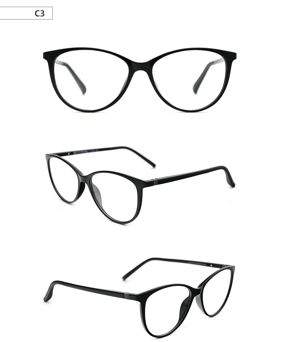 X3173 Polarisierte Magnet Clip Auf Sonnenbrille Frauen Retro Cat Eye Rezept Sonnenbrille Für Frauen UV400 Myopie Optische Brillen – Detail 15