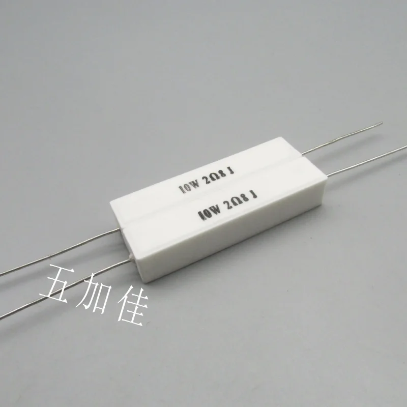 10-100pcs SQP 10W 2.8R 10W2R8J 5% high-power axial non inductive ceramic resistor