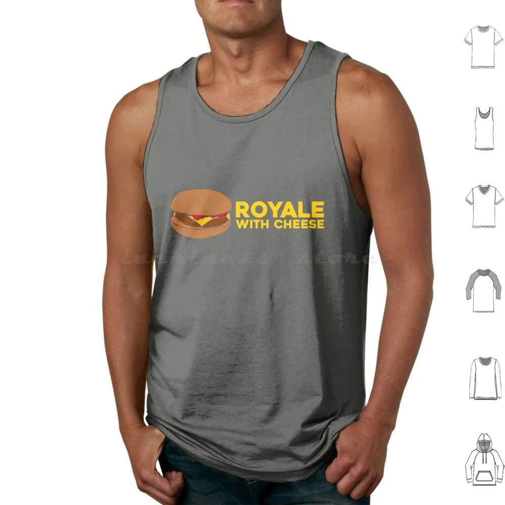 Royale With Cheese Tank Tops Print Cotton Tarantino Pulp Fiction Quentin Tarantino Movie Kill Bill Film Quentin Movies