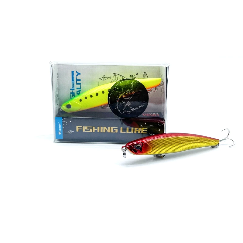 THRITOP High Quality Long Casting Pencil Fishing Lure 8.5G 70MM 5 Colors Slowly Sinking Hard Bait Pike Bass Wobblers