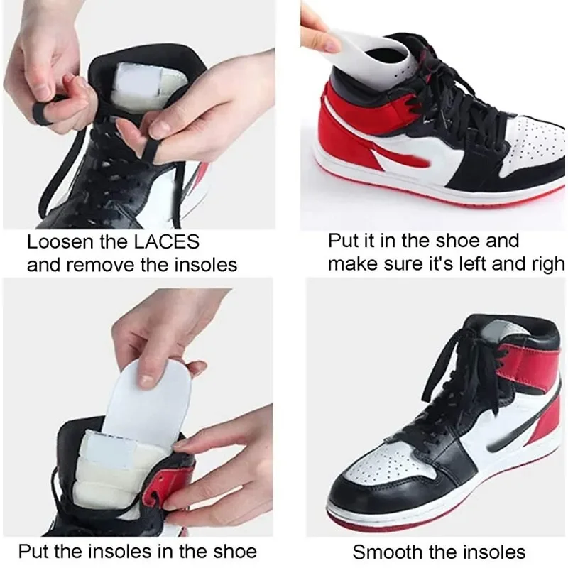 1pair New Shoe Care Sneaker Anti Crease Toe Caps Protector Stretcher Expander Shaper Support Pad Shoes Accessories