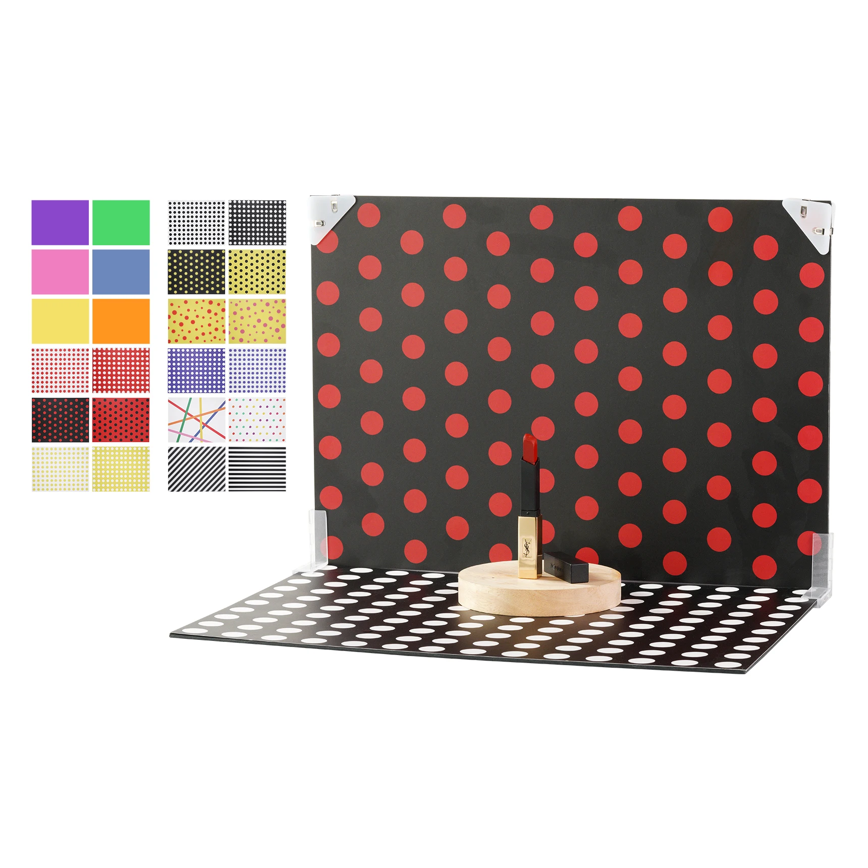 

Selens 12pcs 24 Patterns Photography Backdrops Kit Boards Photo Shooting for Food, Jewellery, Cosmetics, Makeup ,Small Product