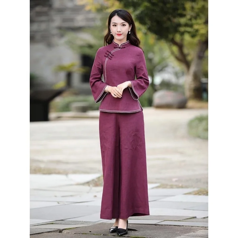 

Вьетнамский женский этнический костюм Аодай, восточный традиционный банкетный вечер, элегантная одежда Cheongsam