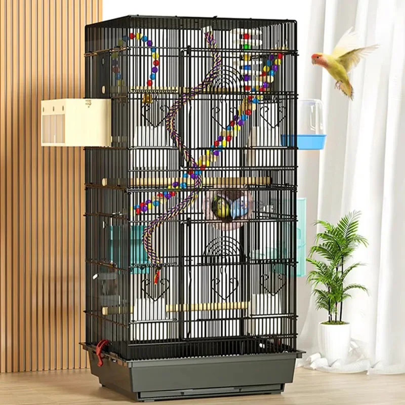 

Chinchilla Balcony Bird Cage Parrot Hamster Feeder Protective Shelter Bird Cage Outdoor Cage Pour Oiseaux Birdcage Decoration