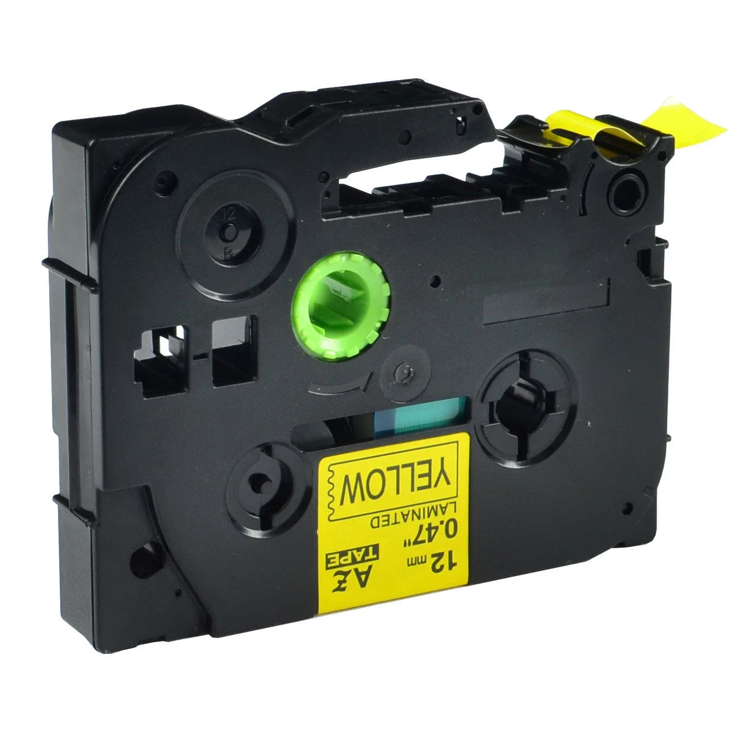 

Black on Yellow Laminated Label Tape TZ231 TZe231 12mm for Brother P-Touch
