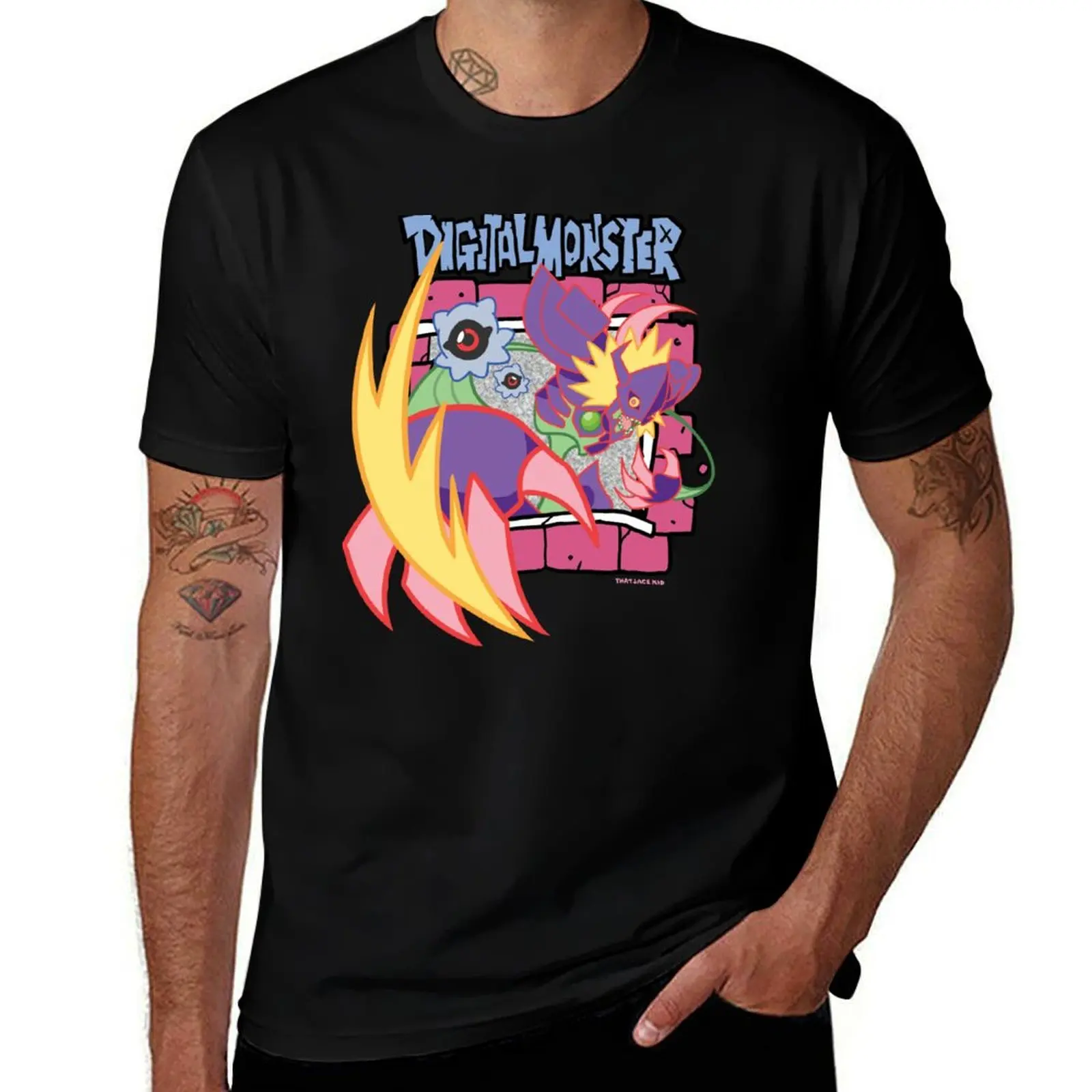 

Diabolical Virus T-Shirt man t shirts graphic man t shirt heavy cotton anime t shirts oversize T-shirt