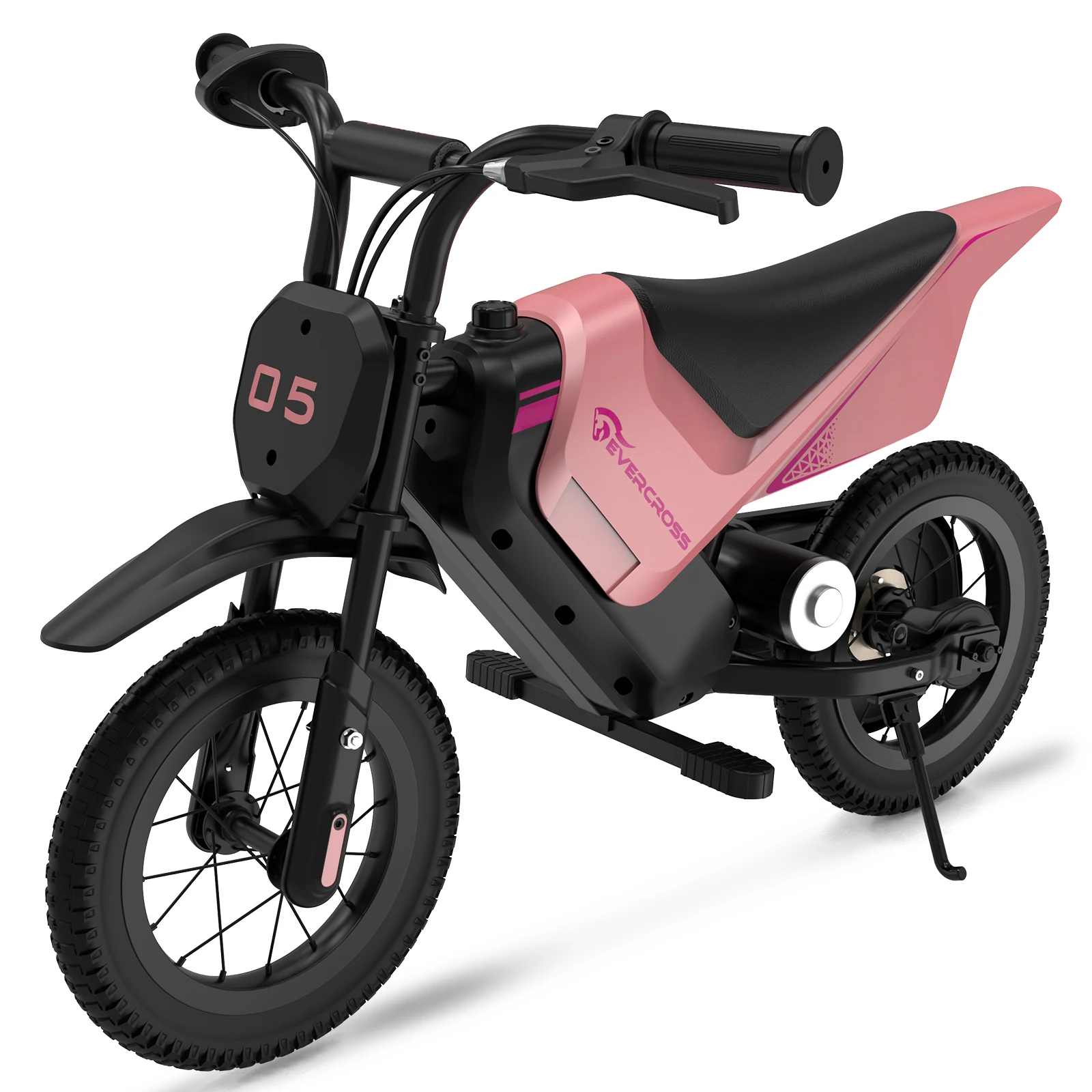 EVERCROSS TECH EV05M Elektrische Kindermotorfiets, 150W, Snelheden 8/16 km/u, Bereik tot 10 km, 12-inch Crossmotorfiets voor kinderen