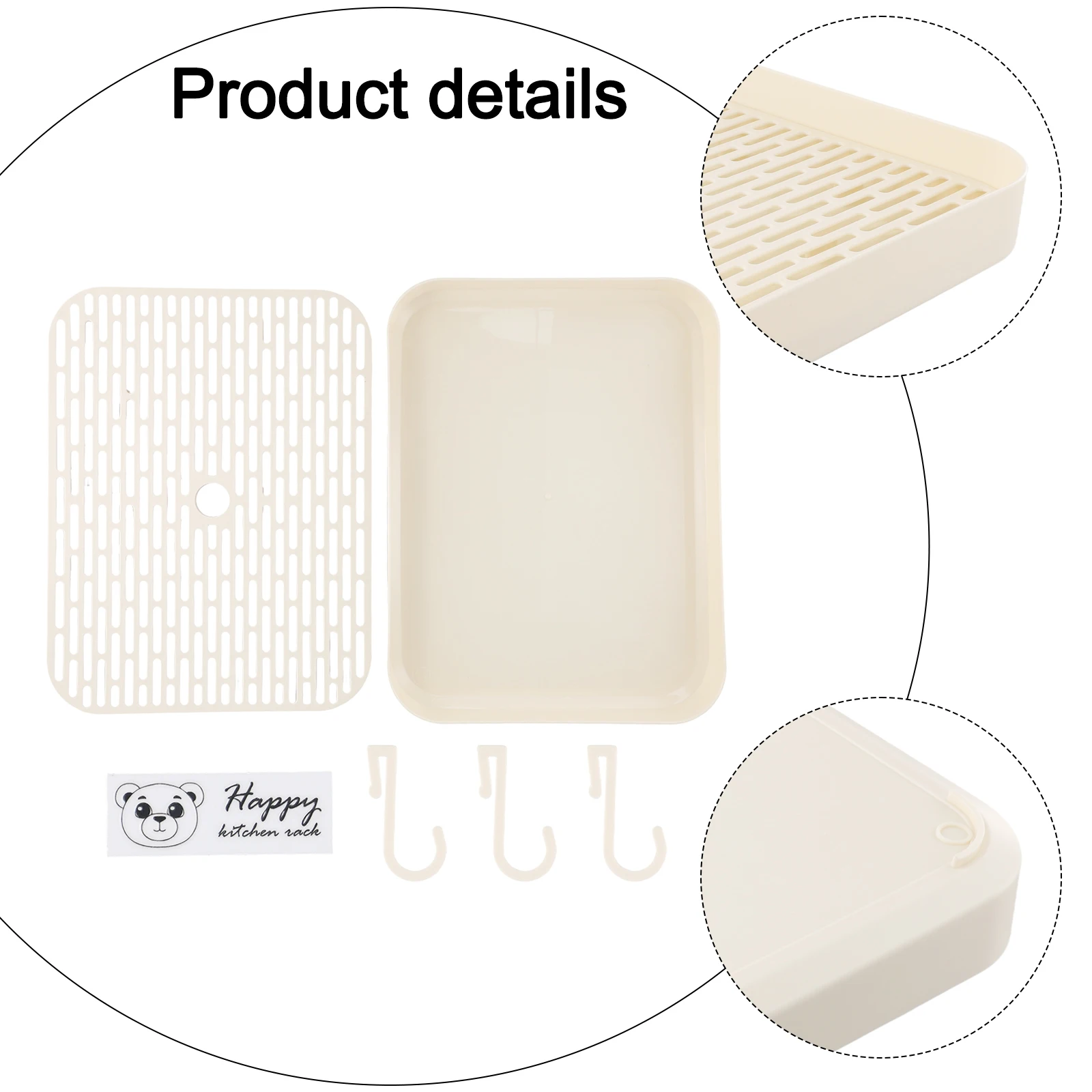 

Coffee Station 32.5x24.5x4.5cm Coffee Cups Organizer Countertop Drainer Home Or Office Use Layered Storage Options