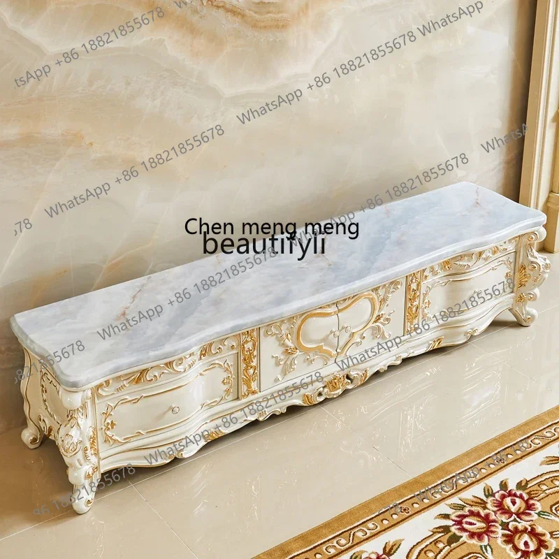 

cc182Европейский шкаф для телевизора из цельного дерева, американская вилла, роскошная гостиная, резной золотой напольный шкаф R