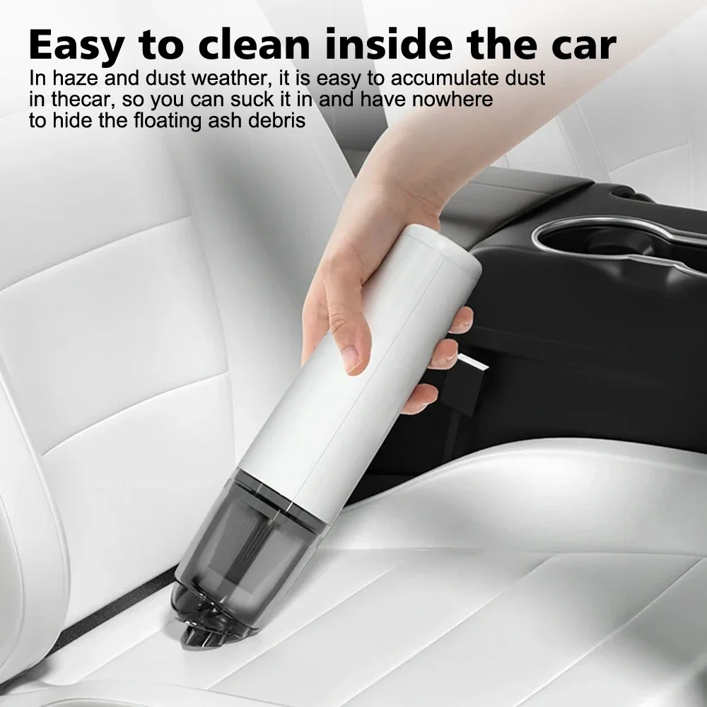 

Car Vacuum Cleaner Electric Household Mini Portable High Power Handheld Wireless Powerful Dust Remover & Deep Cleaning Vacuum Mi