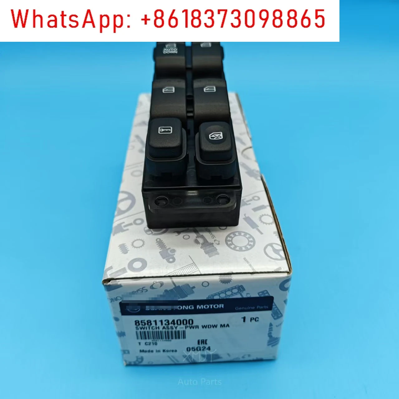 

Genuine Anti-Trap Power Window Main Switch for Ssangyong Korando C New Actyon ~2013/07/14# 8581134000