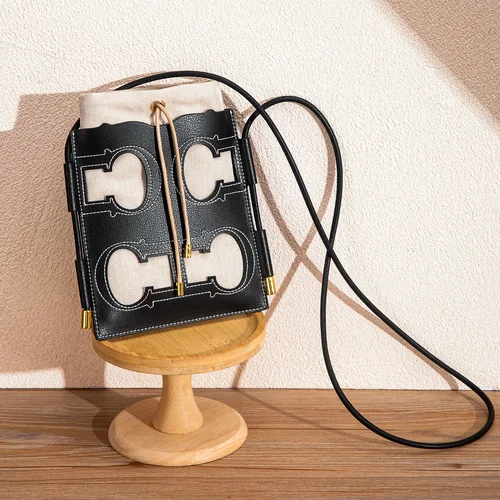 Imagen 2 del producto C-H bolso Boston para mujer, nuevo bolso de hombro marrón Simple de otoño, bolso con textura de alta calidad, bolsos para teléfono móvil yua para mujer