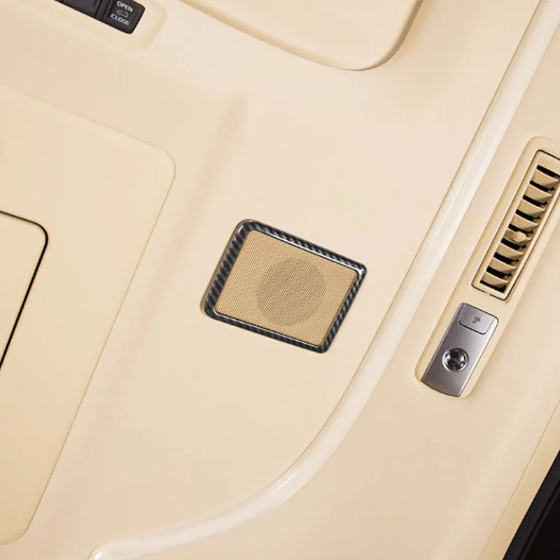 

Для Toyota Alphard 15-23 Автомобильный верхний звуковой сигнал, декоративная рамка, набивной задний высокий звуковой сигнал, круг