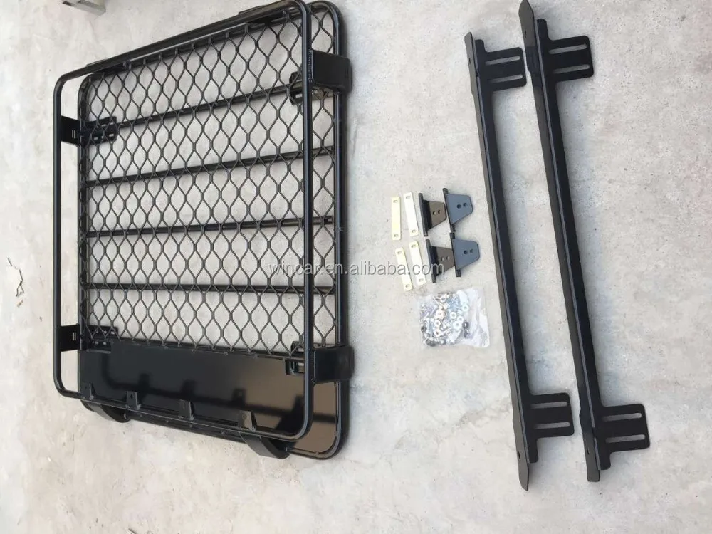 سلة سقف لرف البضائع على السطح العالمي لتركيب كابينة مبارزة للسيارات