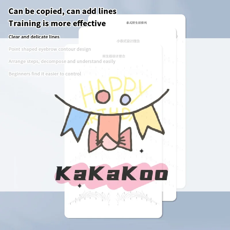 

Semi-permanent Wild Line Eyebrow Tattoo Practice Skin Beginner Embroidery Silicone Simulated Brows Training Skin Tattoo Tool