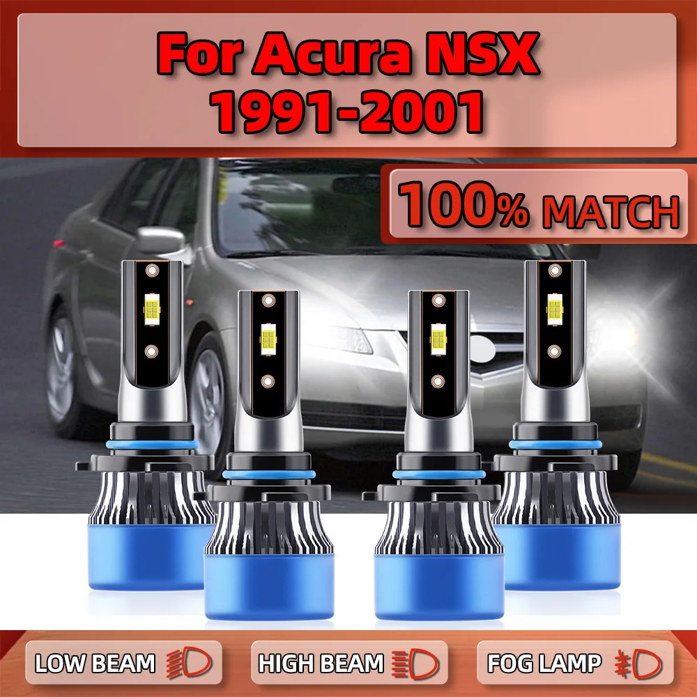 

40000LM 240W LED Canbus Car Headlight Bulb 9005 9006 HB3 HB4 Auto Lights 12V For Acura NSX 1991-1996 1997 1998 1999 2000 2001