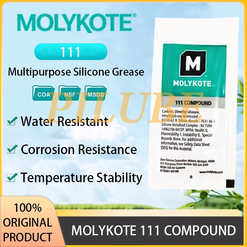מוליקוט 111 מערכת לחץ תרכובת איטום גריז אמין עבור שסתומים עם טבעות ושסתומים אטום מוצר מקורי איטום