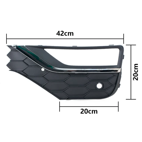 Imagen 2 del producto Cubierta de luces antiniebla de parachoques delantero para VW Amarok 2016 2017 2018 2019 2020 2121 2022, lámpara de conducción de parrilla, accesorios para parrilla de coche