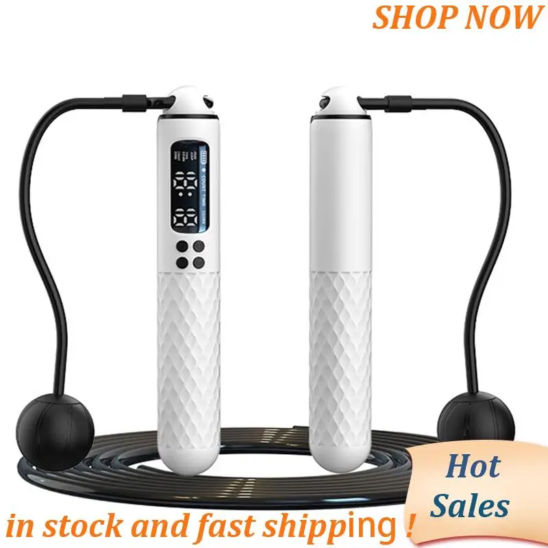 

ABVB-Intelligent Counting Skipping Rope Weight-Bearing Ropeless Dual-Purpose Fitness Exercise Steel Wire