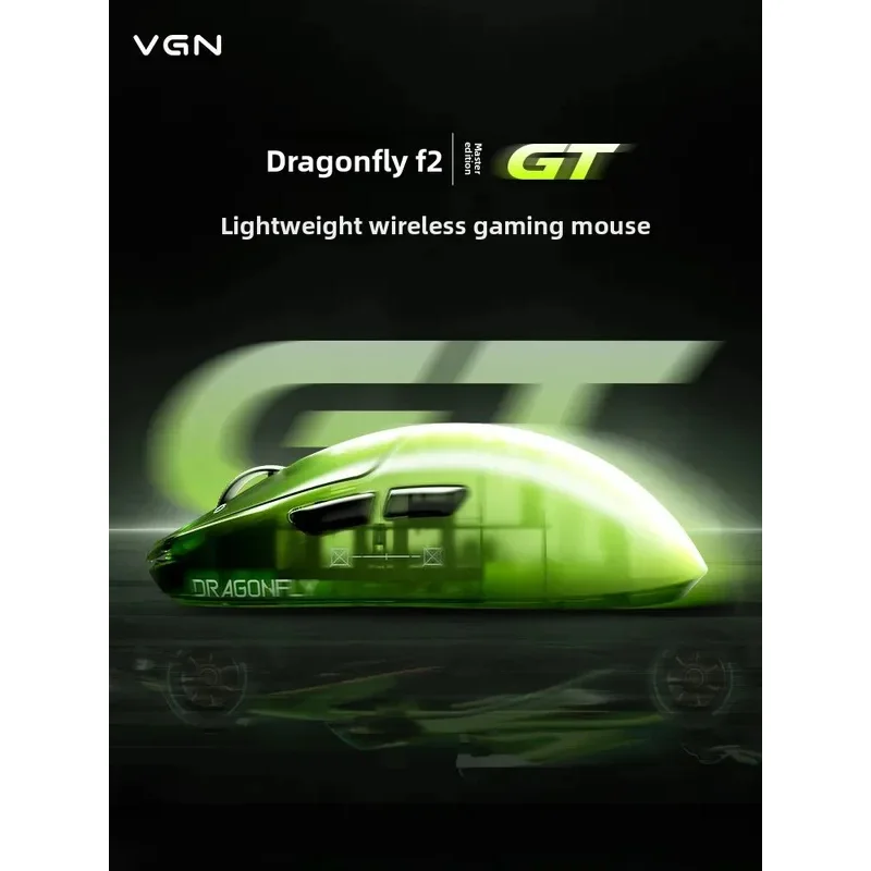 NEW F2 Ultimate GT 51g 8K Wireless Mouse PAW3955 EXTREME 800mAh 3 Mode 54L15 for FPS Esports